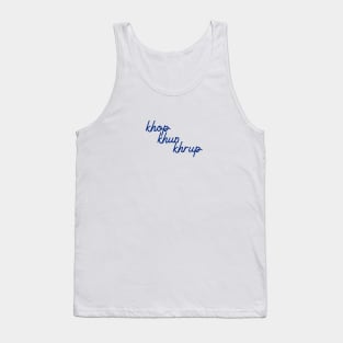 khop khun khrup - Thai blue - Flag color Tank Top